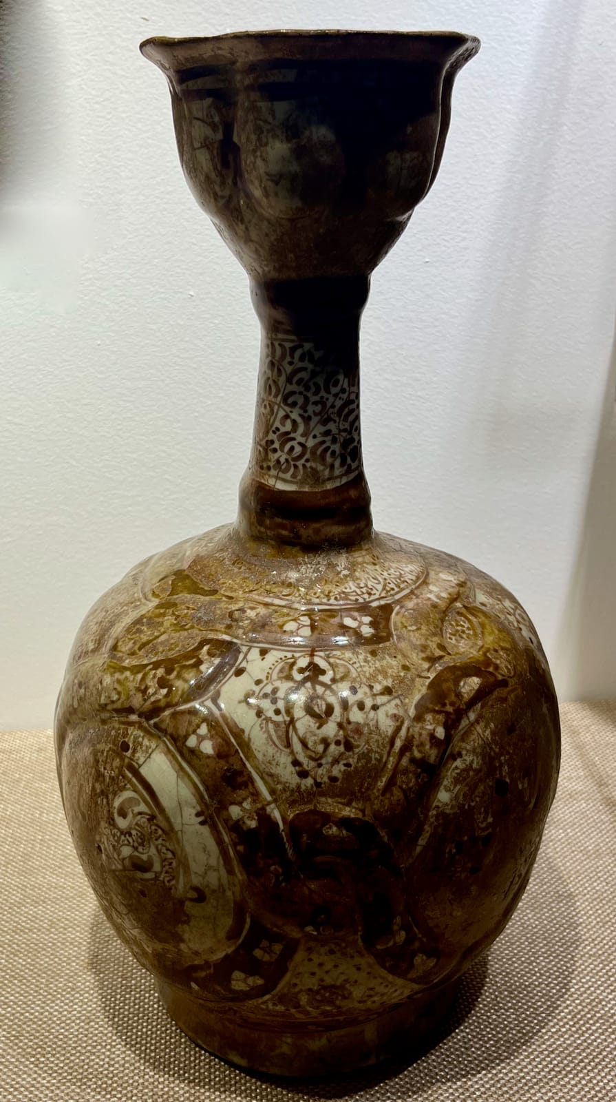 Glazed flask